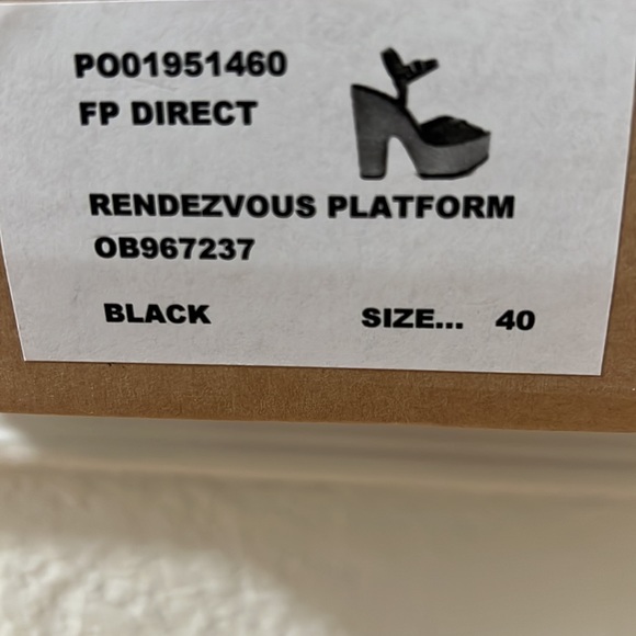 Free People platform, Black, size 40 - Picture 5 of 9